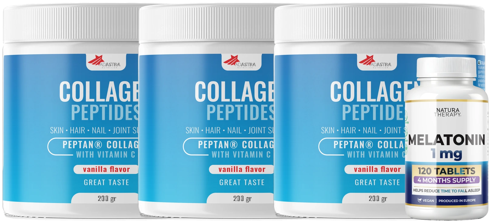 Collagen Peptides 2+1 + dhuratë 120-she